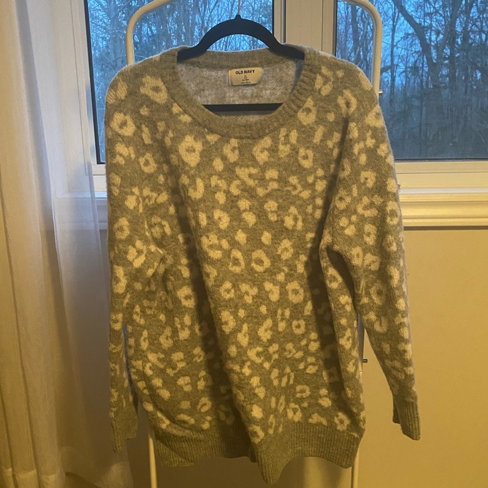 PLUS SIZE Old Navy Leopard Sweater 2X